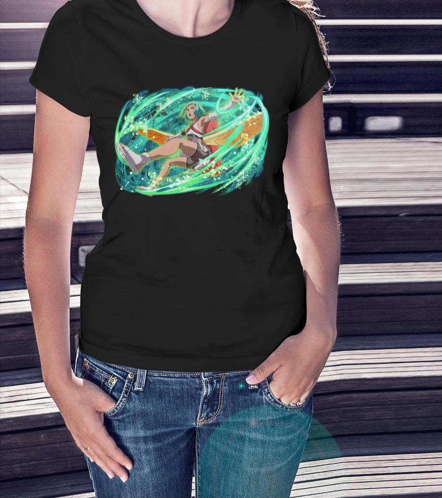 Fu Dynamically Captivating Anime Action Energy Burst T-Shirt