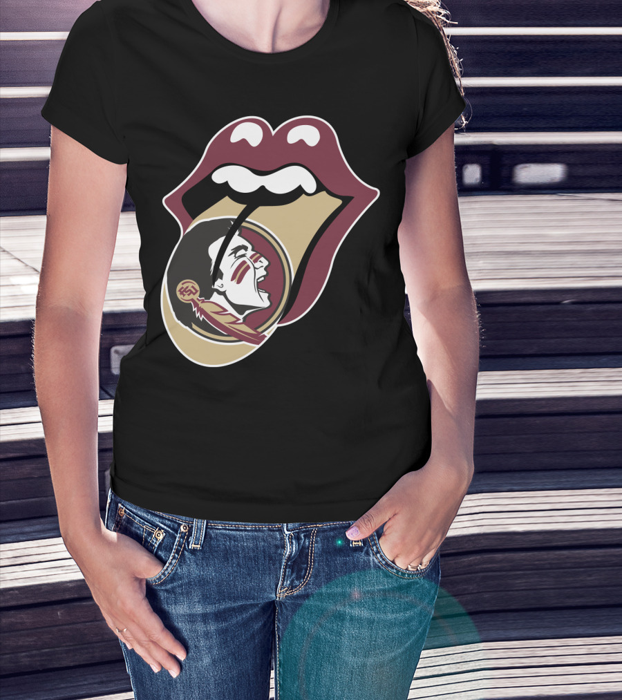 Fsu Seminoles Rolling Stones T-Shirt