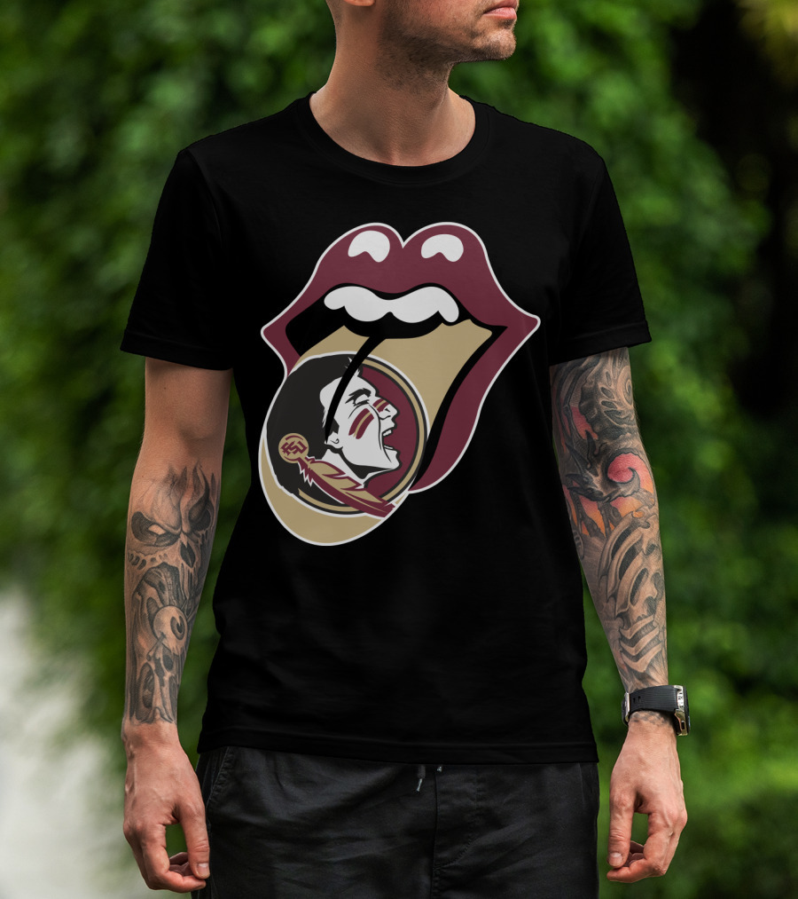 Fsu Seminoles Rolling Stones T-Shirt