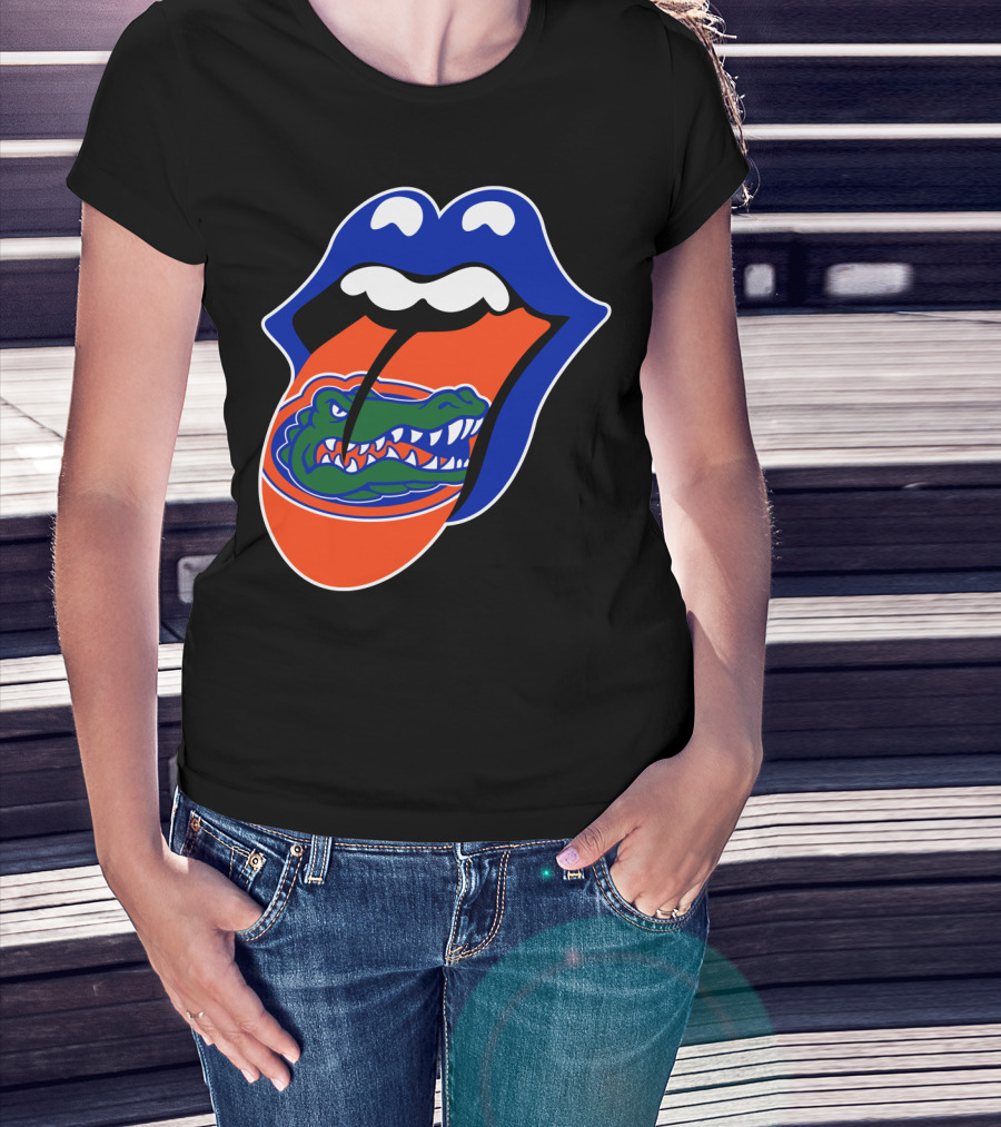 Rolling Stones Florida Gators Rolling Tongue T-Shirt