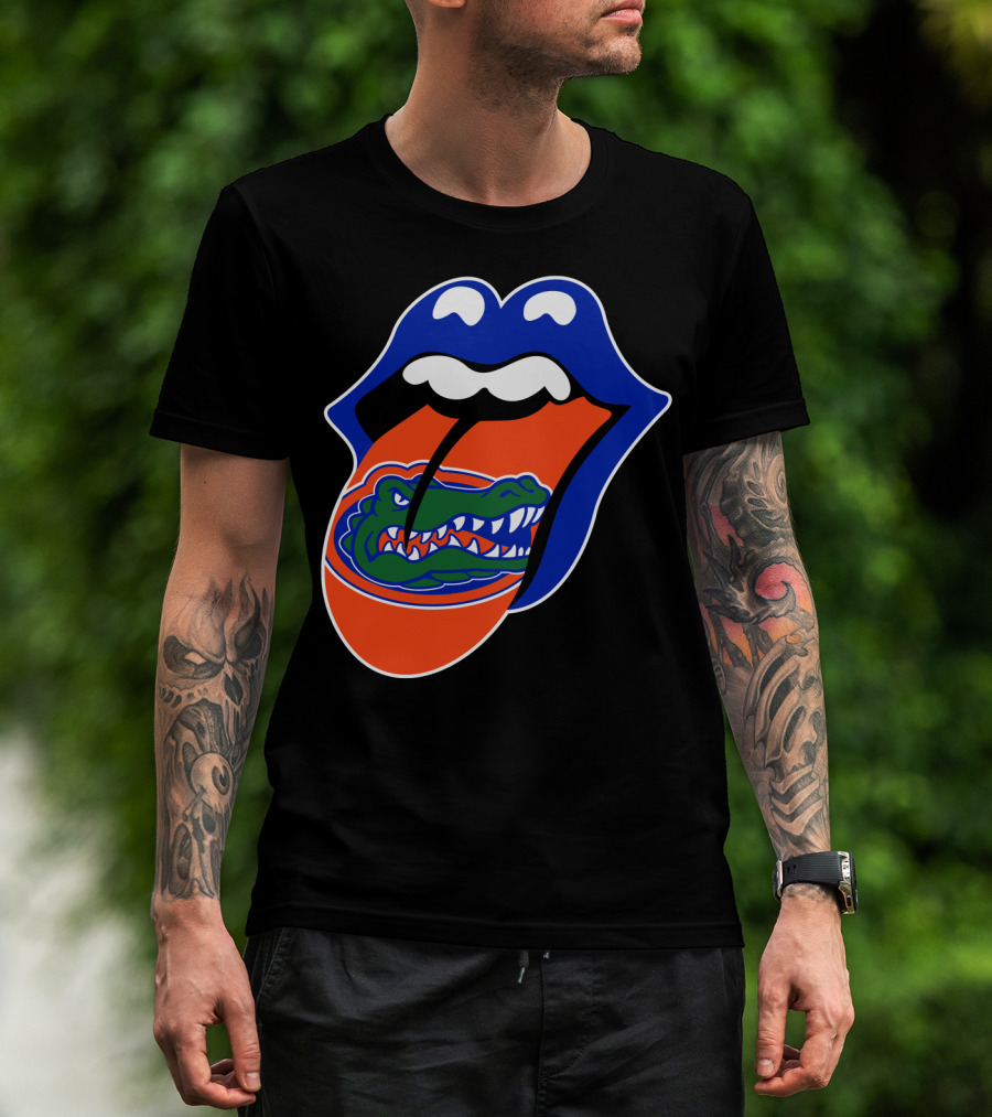 Rolling Stones Florida Gators Rolling Tongue T-Shirt