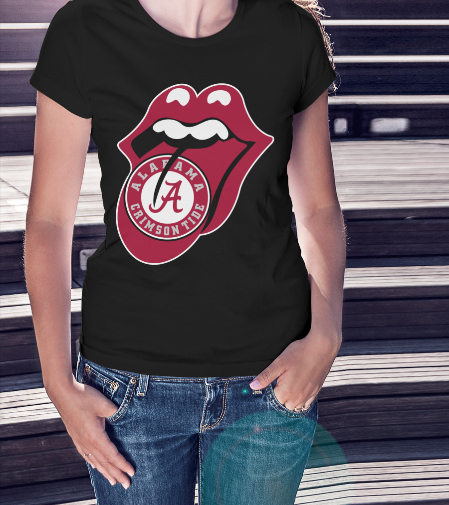 Alabama Crimson Tide Rt Edition Iconic Tongue T-Shirt
