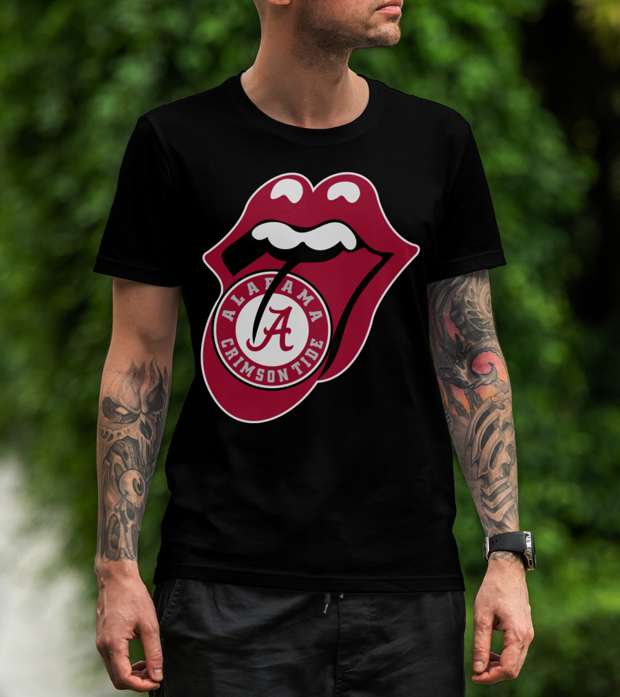 Alabama Crimson Tide Rt Edition Iconic Tongue T-Shirt