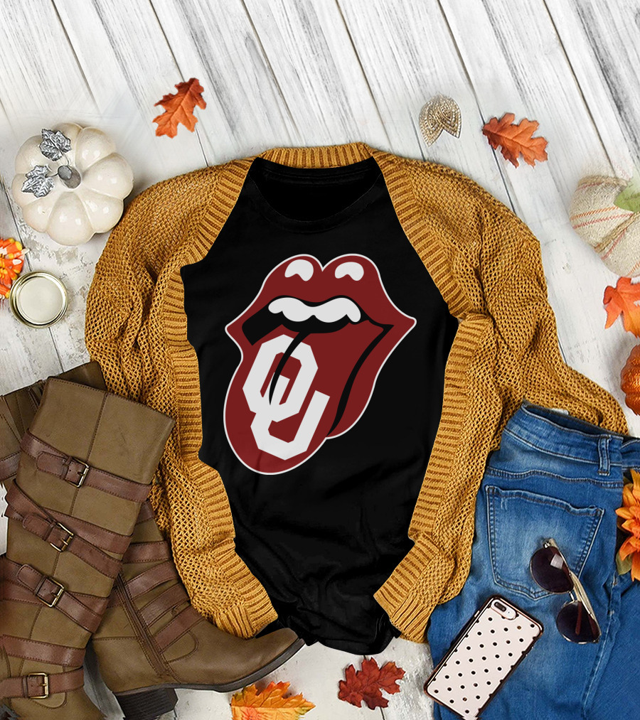 Oklahoma Sooners Rolling Stones T-Shirt