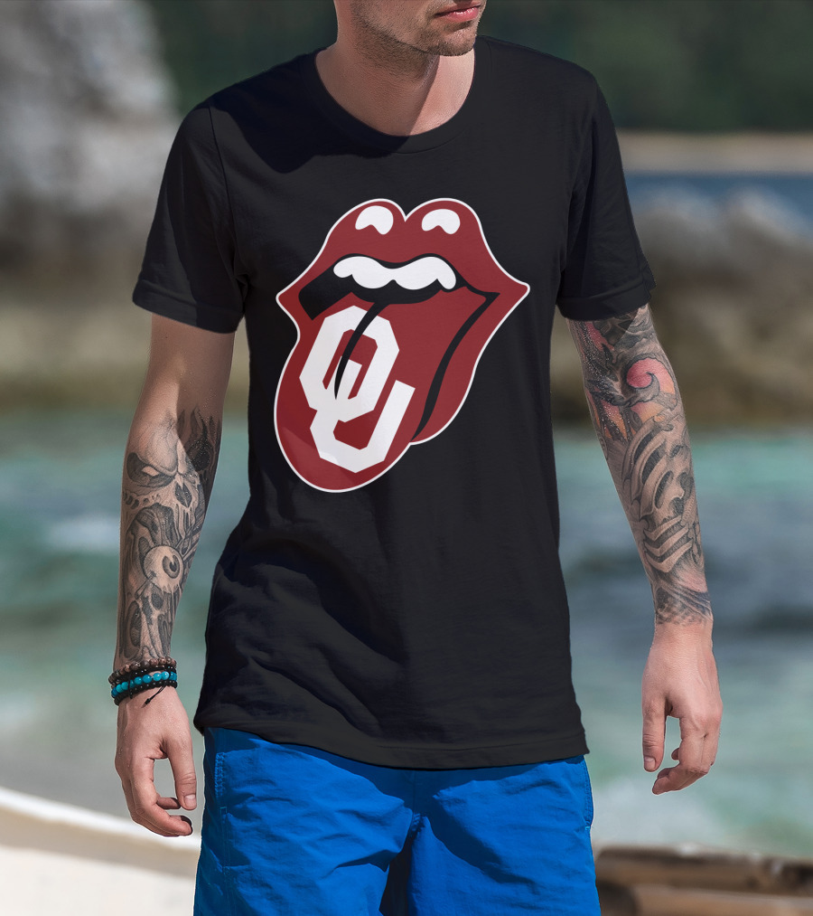 Oklahoma Sooners Rolling Stones T-Shirt
