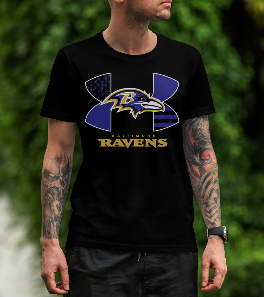Baltimore Ravens Under Armour Stars And Stripes T-Shirt