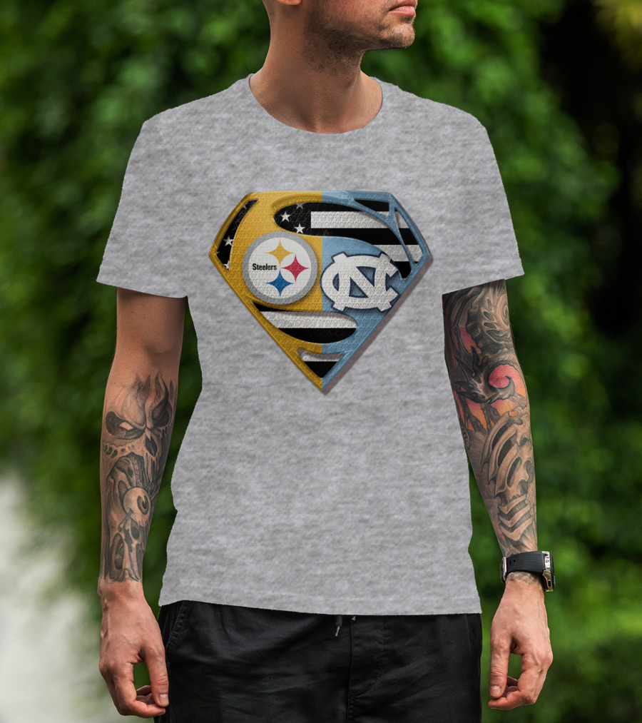Steelers Nc Superman T-Shirt