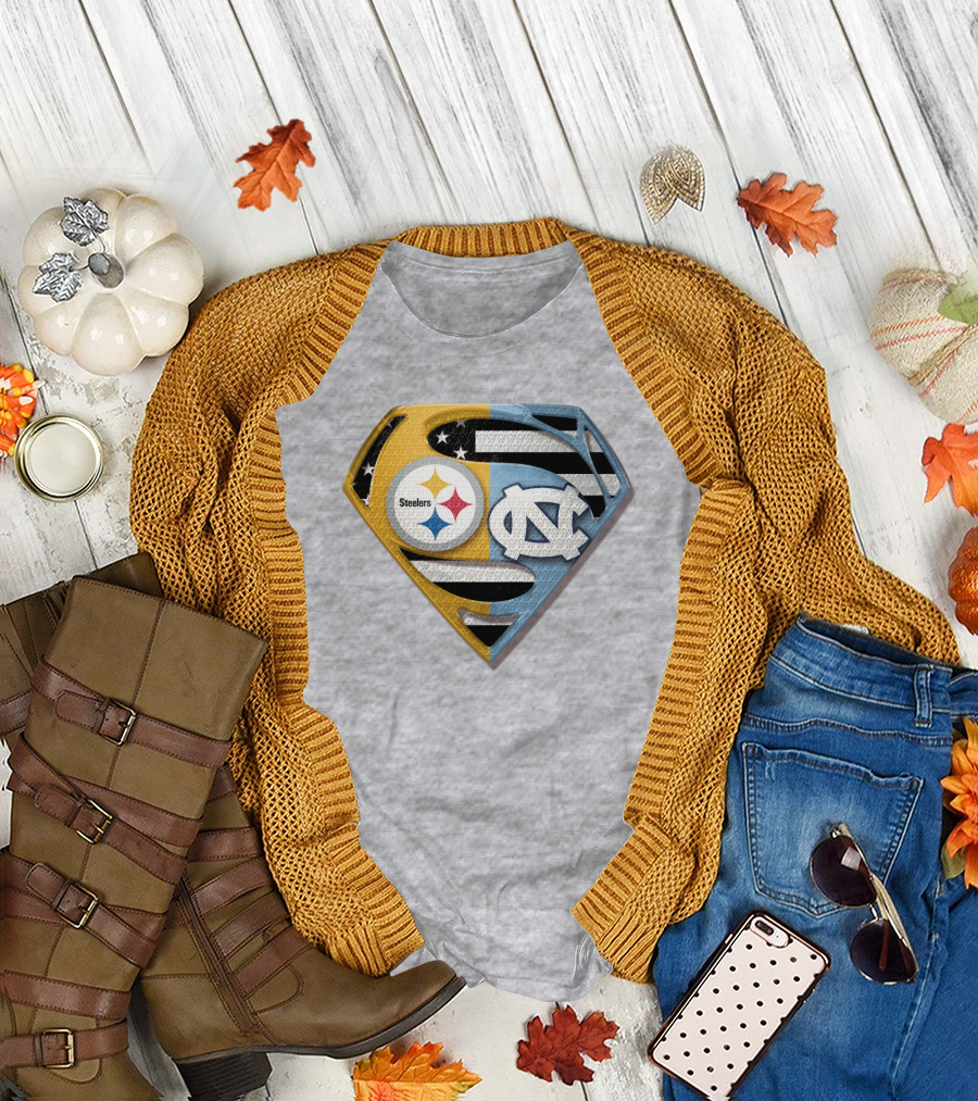 Steelers Nc Superman T-Shirt