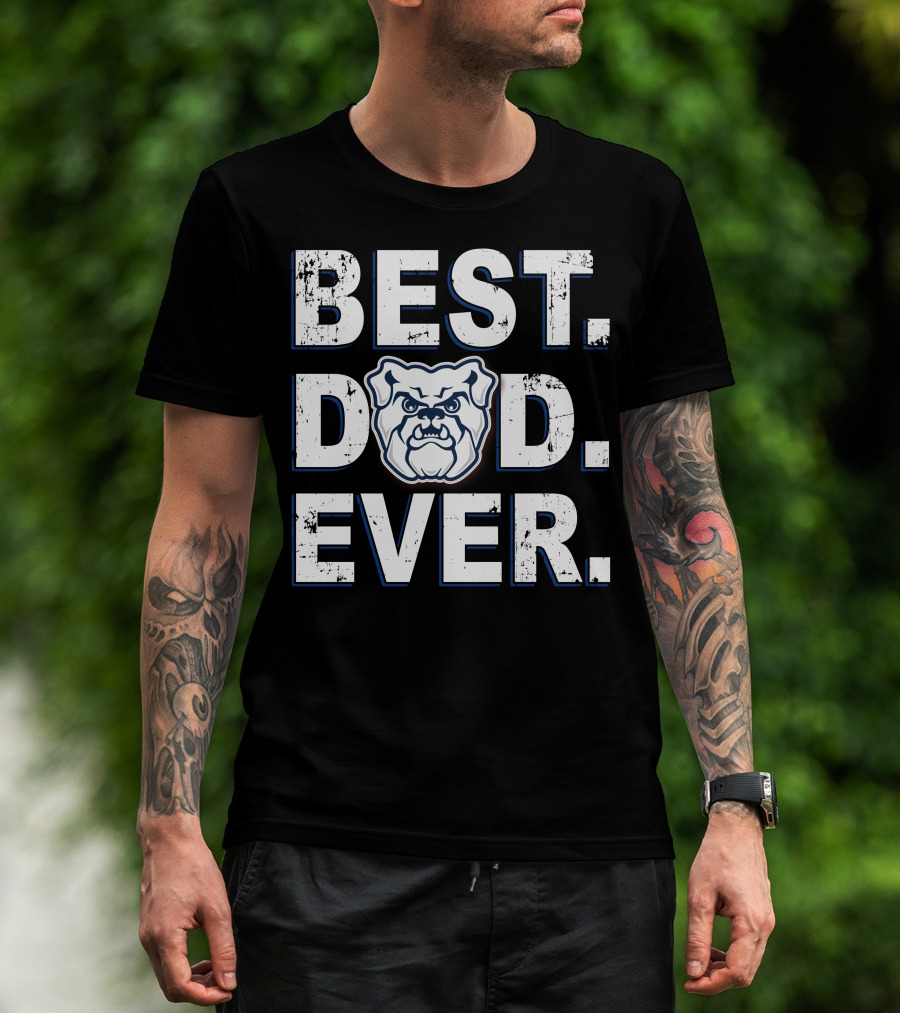 Best Dad Ever Bulldog T-Shirt