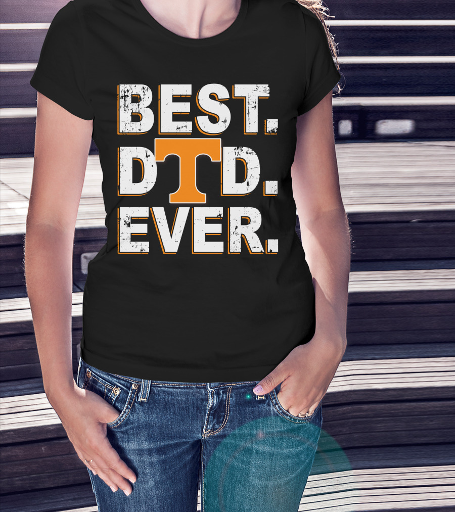 Best Dad Ever 073 Tennessee Volunteers T-Shirt