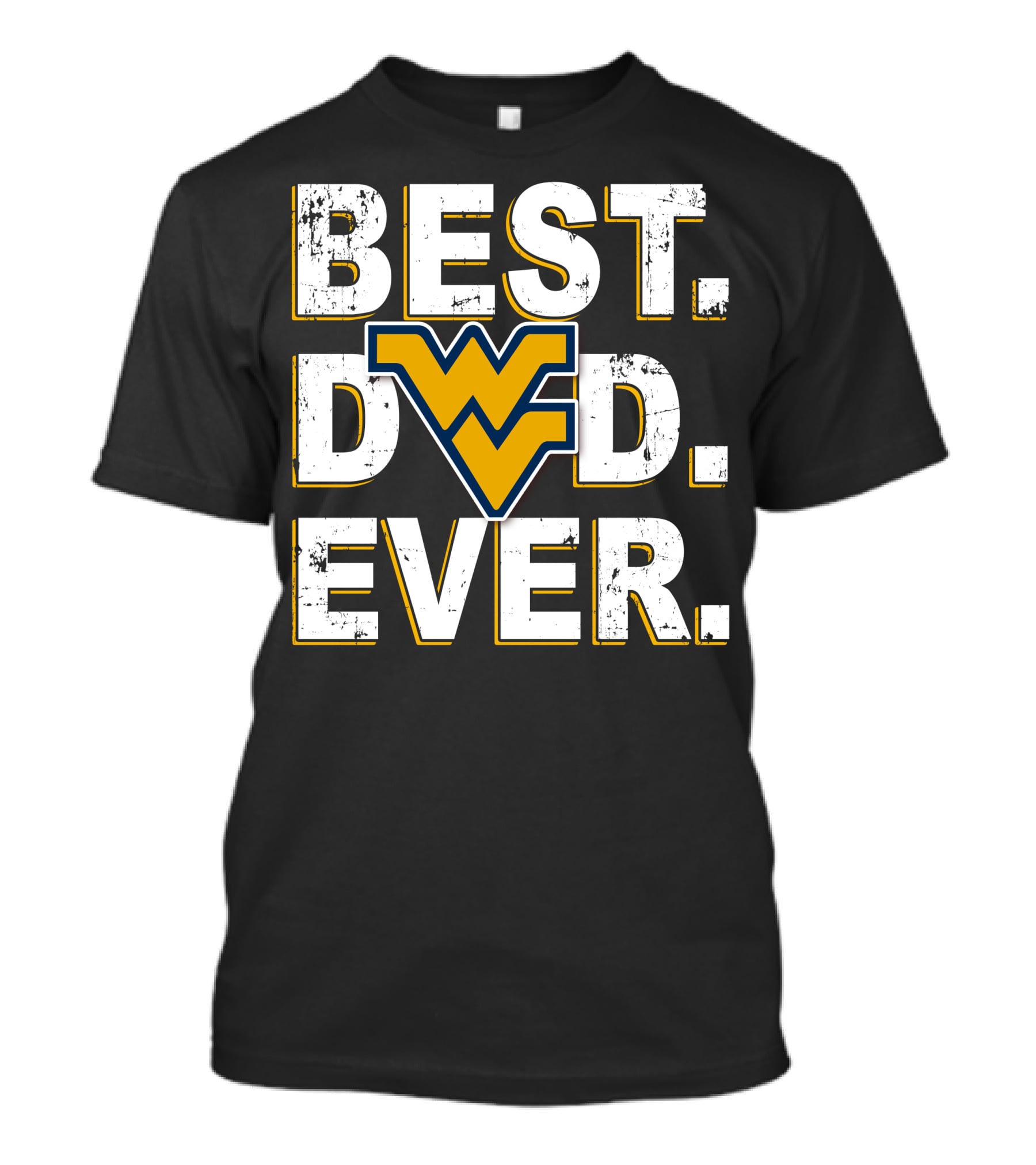Best Dad Ever Wvu Mountaineers T-Shirt