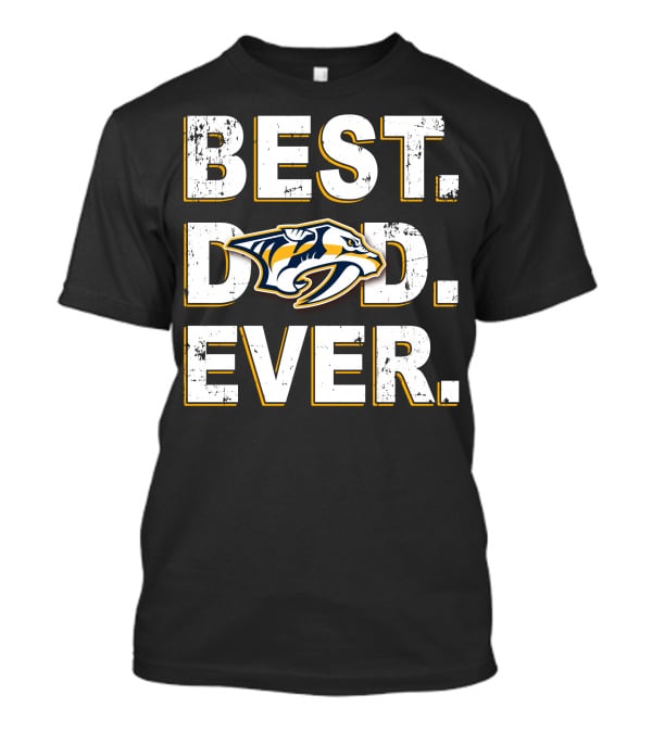 Best Dad Ever Nashville Predators T-Shirt
