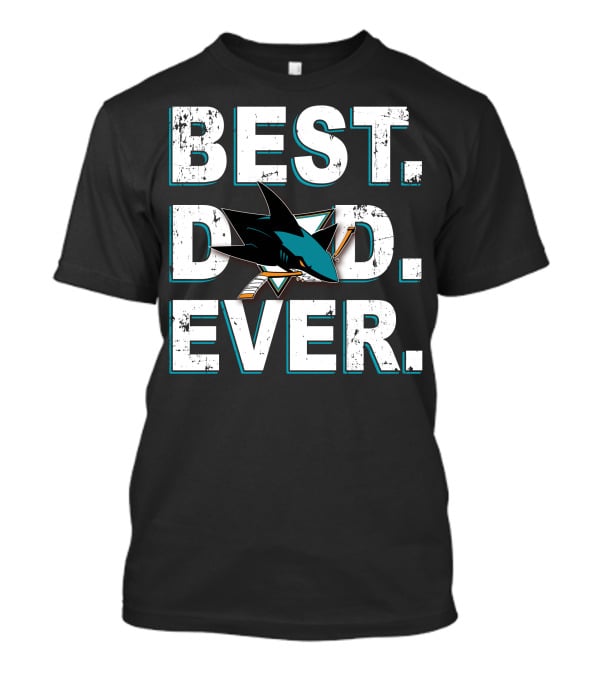 Best Dad Ever Sharks T-Shirt