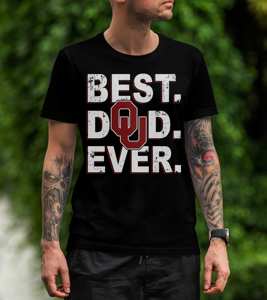 Best Dad Ever Ou Oklahoma Sooners T-Shirt