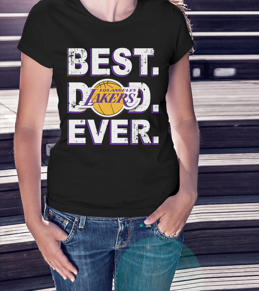 Best Los Angeles Lakers Dad Ever T-Shirt
