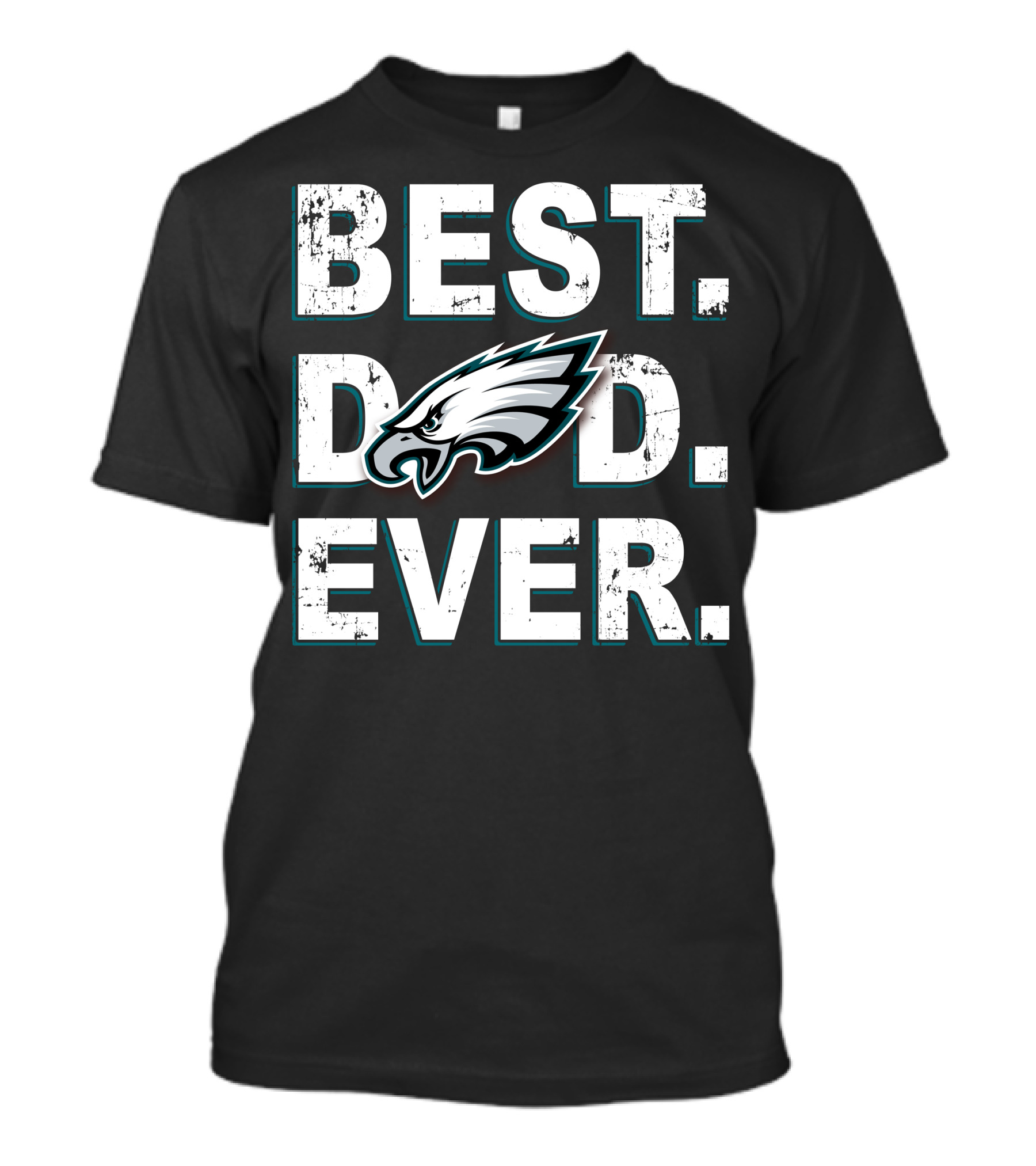 Best Dad Ever Eagles Fan T-Shirt