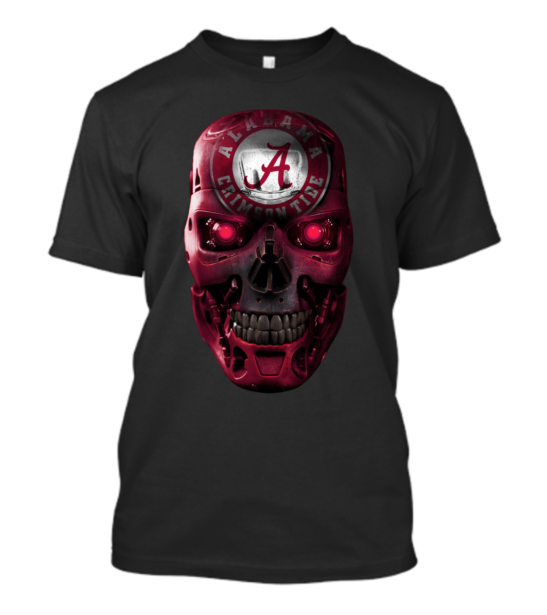 Alabama Crimson Tide Skull T-Shirt