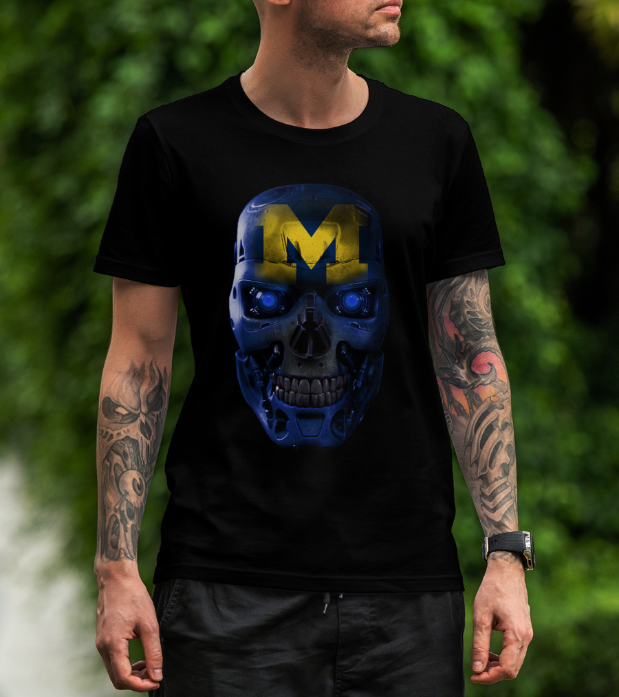 Wolverines Skull M T-Shirt