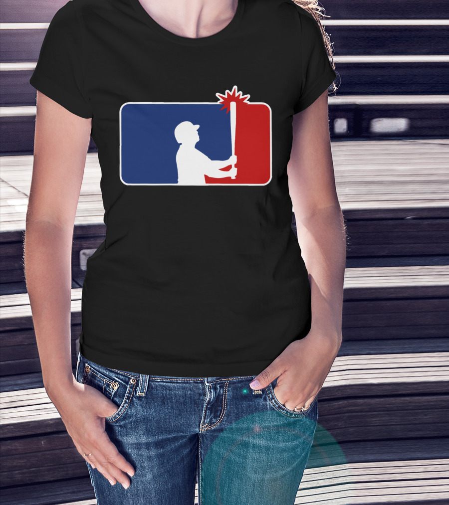 Let Brett Bang MLB Funny Parody Baseball Bat T-Shirt