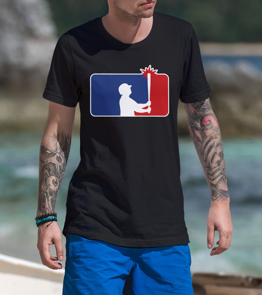 Let Brett Bang MLB Funny Parody Baseball Bat T-Shirt