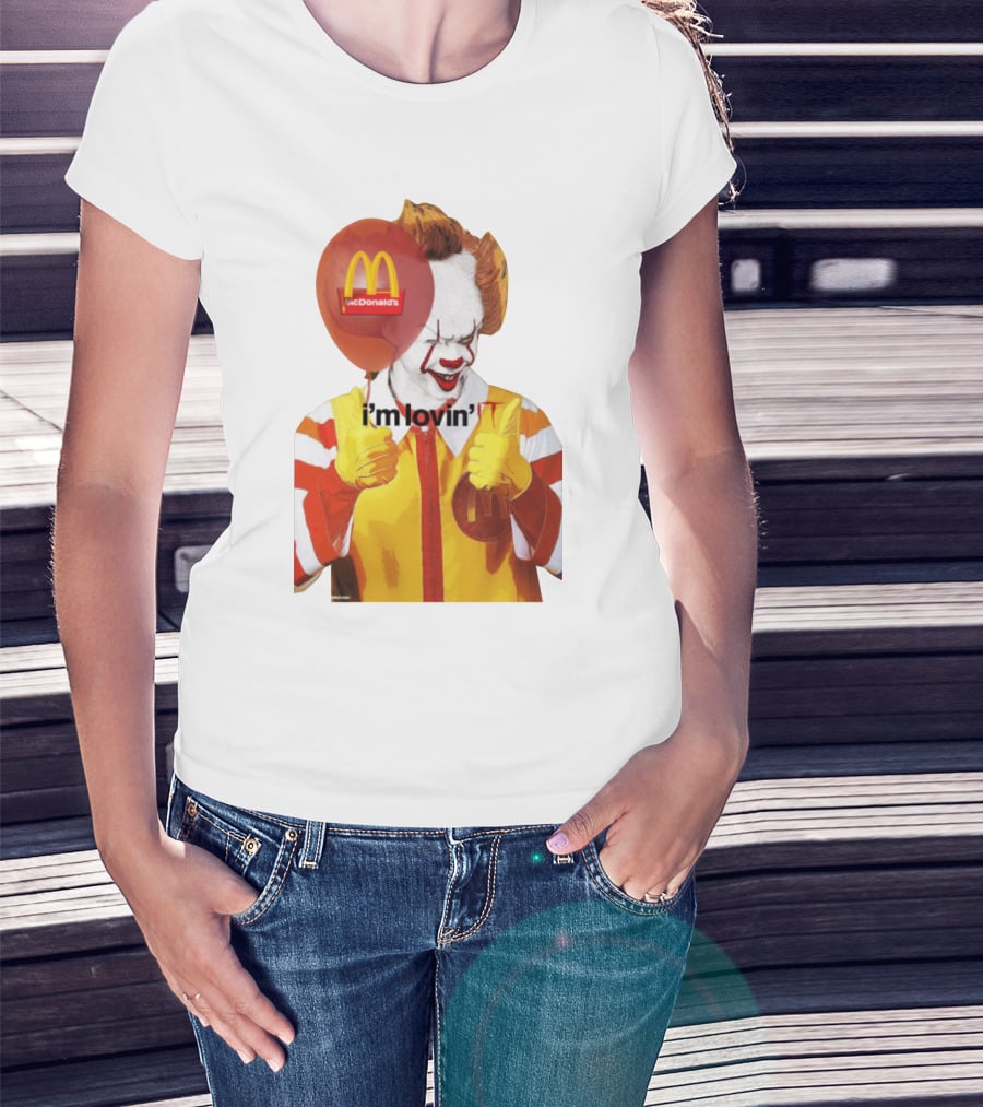 McDonald's I'm Lovin' It Clown Holding Red Balloon T-Shirt