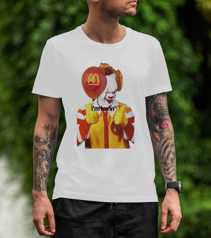 McDonald's I'm Lovin' It Clown Holding Red Balloon T-Shirt