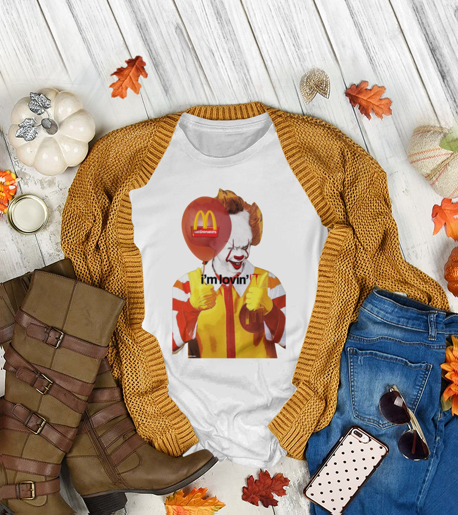 McDonald's I'm Lovin' It Clown Holding Red Balloon T-Shirt