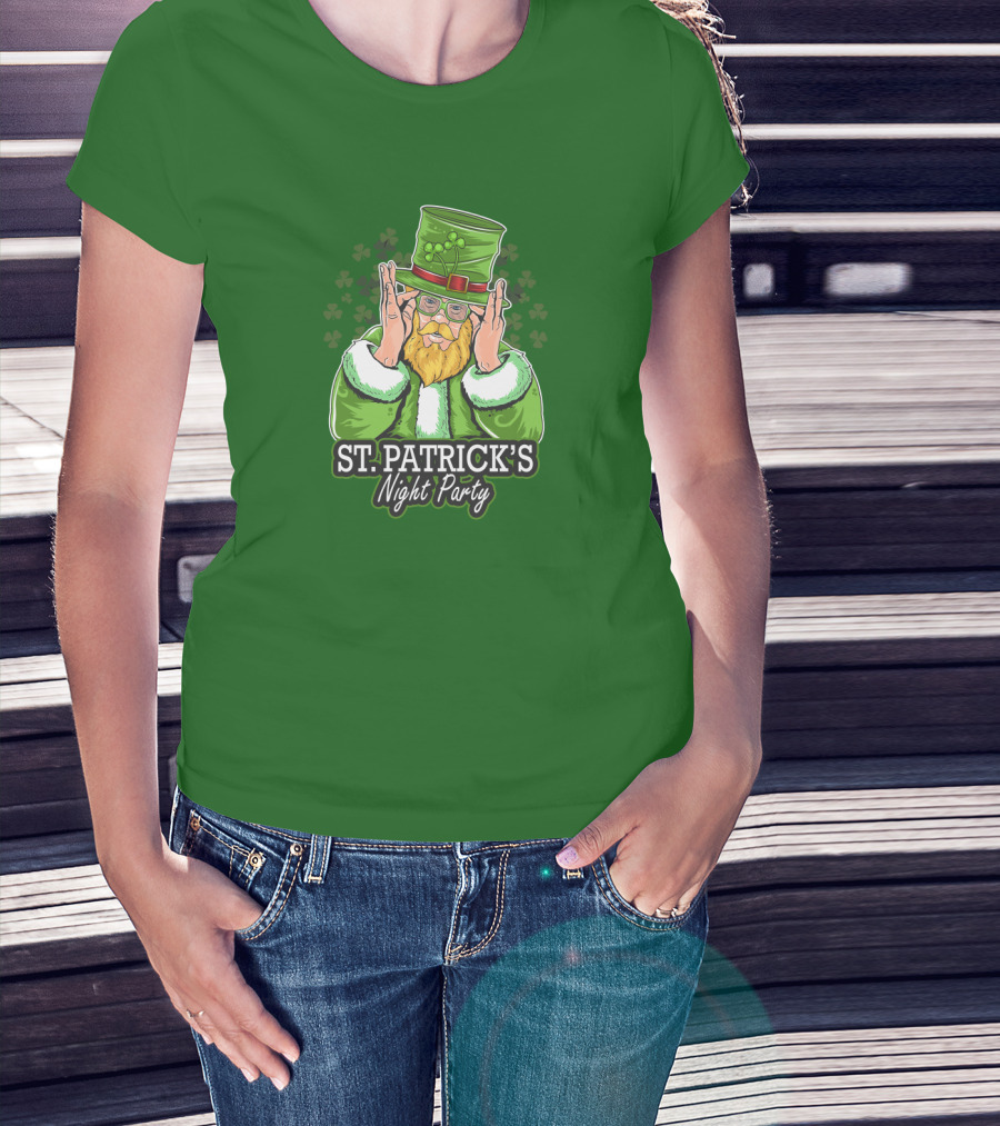ST. PATRICK'S NIGHT PARTY Irish Leprechaun T-Shirt
