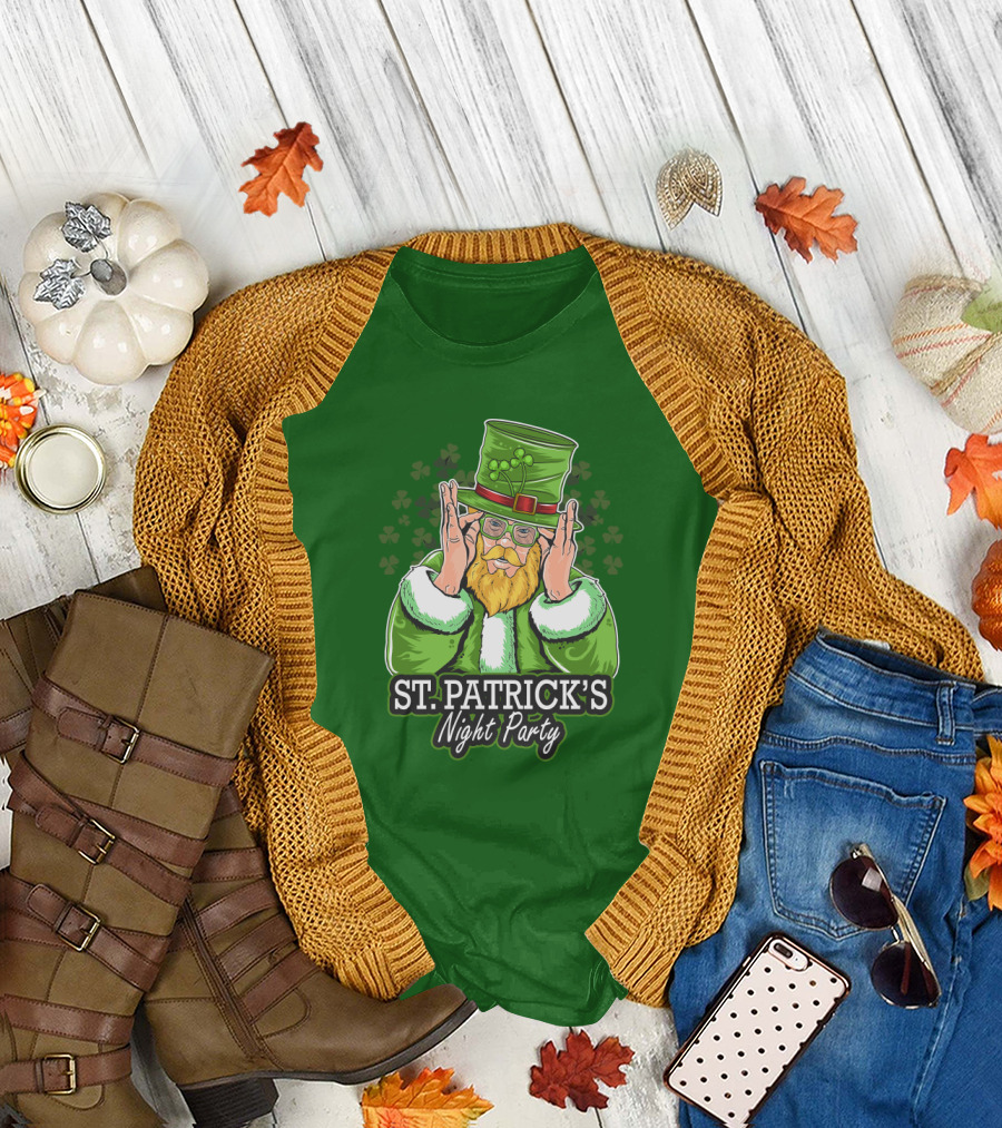 ST. PATRICK'S NIGHT PARTY Irish Leprechaun T-Shirt