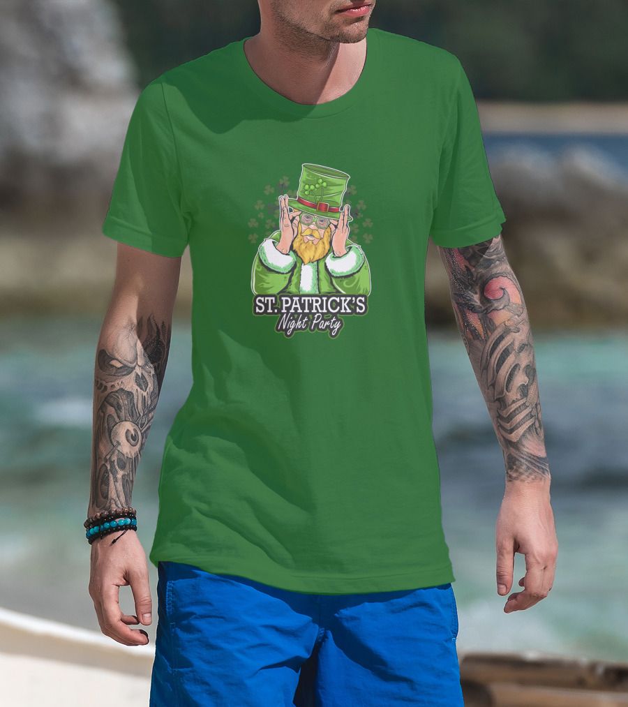 ST. PATRICK'S NIGHT PARTY Irish Leprechaun T-Shirt