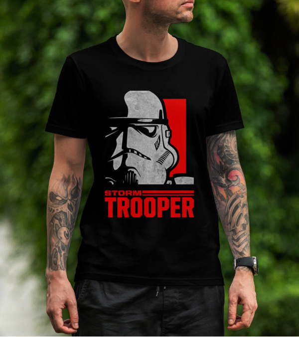 STORM TROOPER Star Wars Red Rectangle T-Shirt