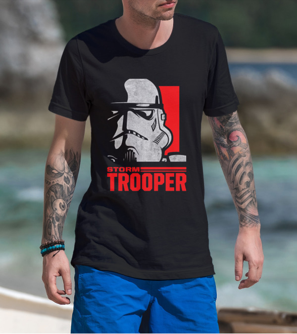 STORM TROOPER Star Wars Red Rectangle T-Shirt