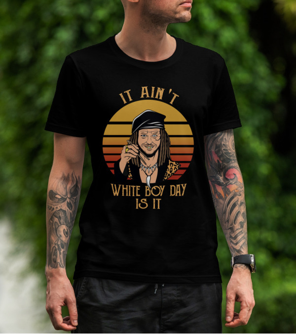 Drexl Spivey It Ain't White Boy Day Is It Vintage Circle T-Shirt