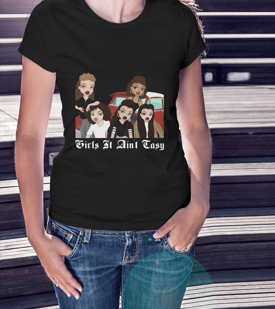 Mi Vida Loca Girls It Ain't Easy Five Women By Car T-Shirt
