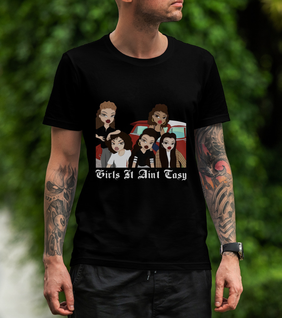 Mi Vida Loca Girls It Ain't Easy Five Women By Car T-Shirt