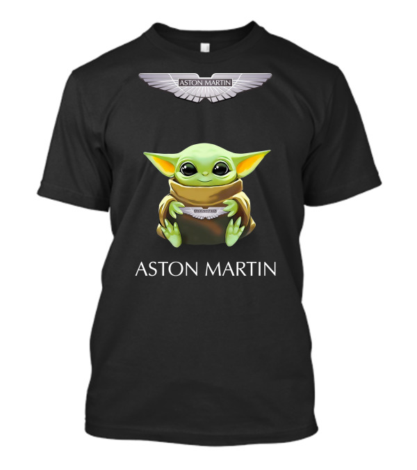 Aston Martin Baby Yoda Hugging T-Shirt