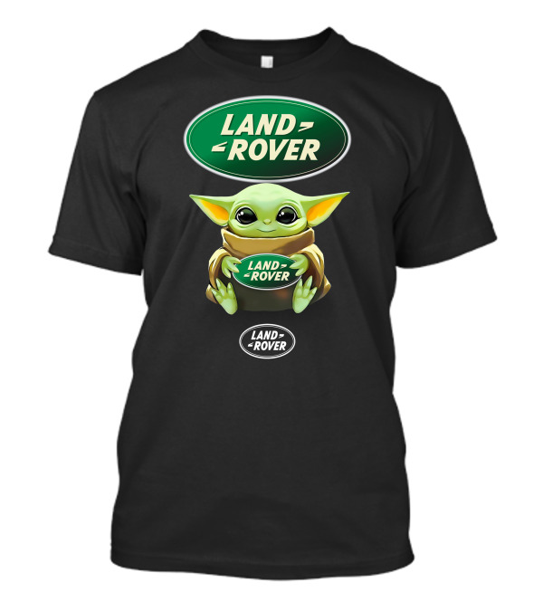 Land Rover Baby Yoda Hugging T-Shirt