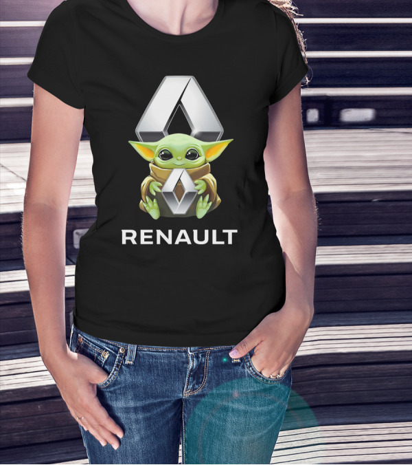 Baby Yoda Hugging Renault T-Shirt