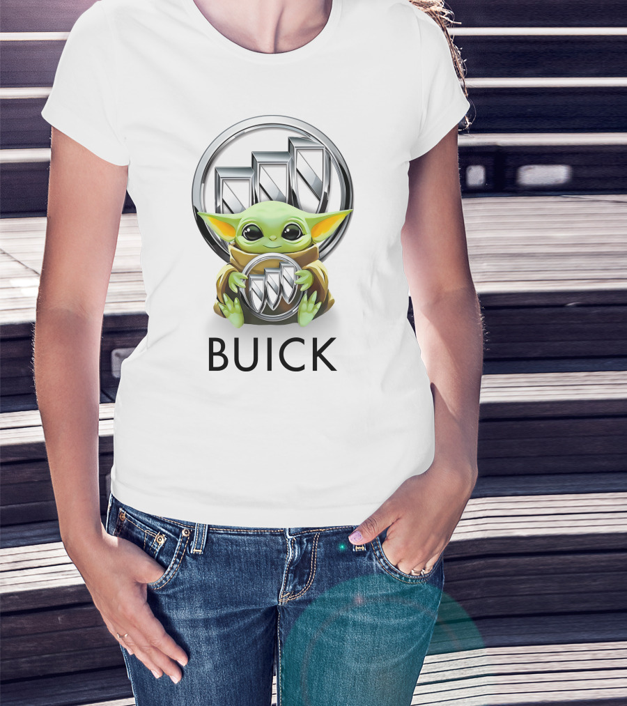 Baby Yoda Hugging Buick T-Shirt