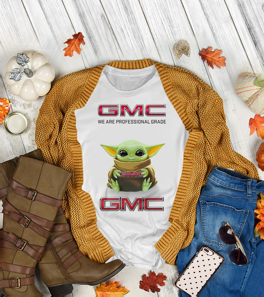 GMC Baby Yoda Hug We Are Professional Grade T-Shirt