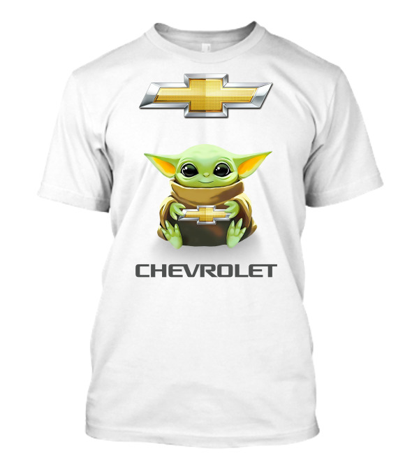 Star Wars Baby Yoda Holding Chevrolet T-Shirt