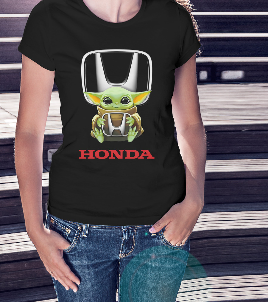Grogu Hugging Honda T-Shirt