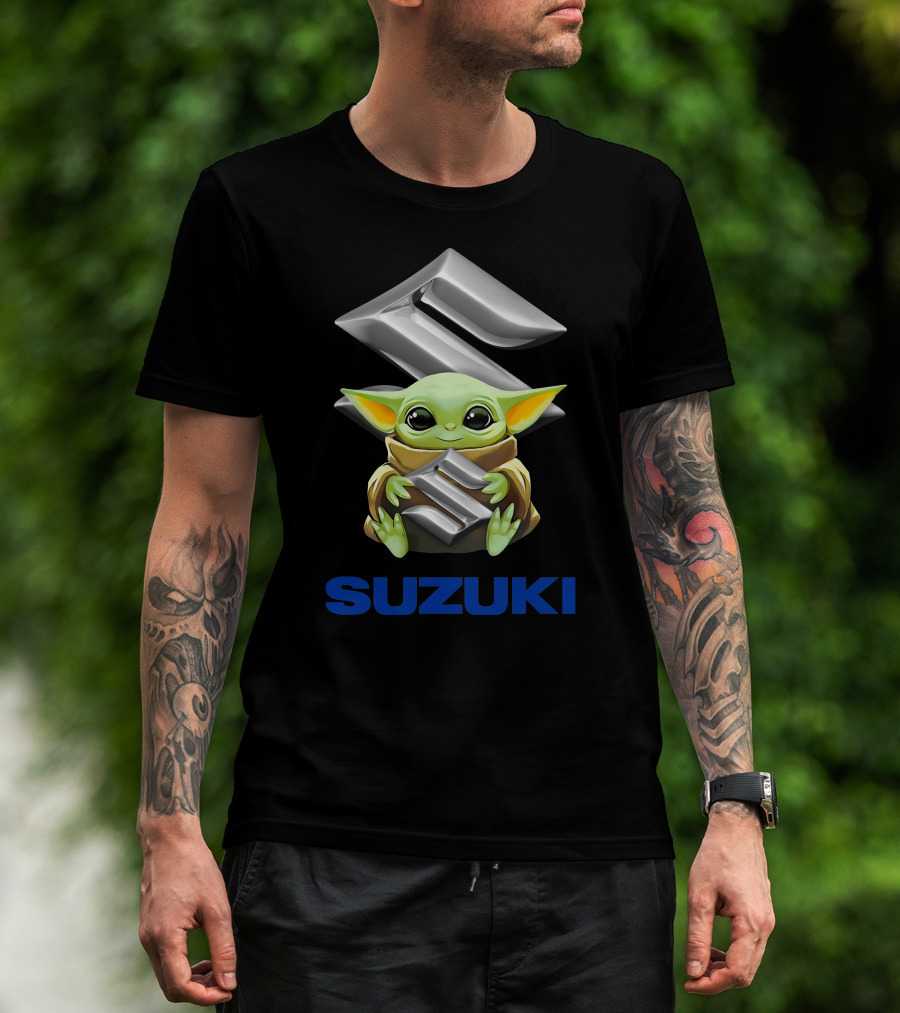 Grogu Suzuki Logo Hug T-Shirt