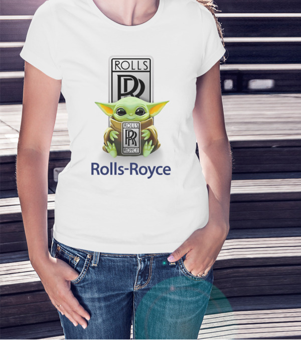 Grogu Hug Rolls Royce T-Shirt