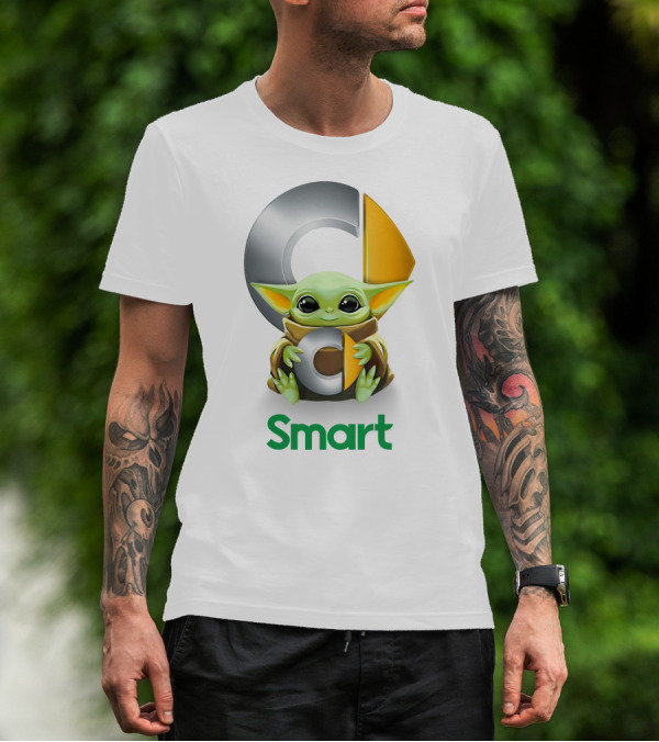 Grogu Hug Smart White C T-Shirt