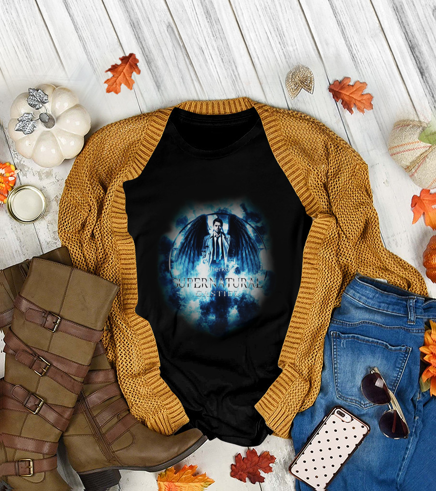 Supernatural Castiel Angelic Aura T-Shirt