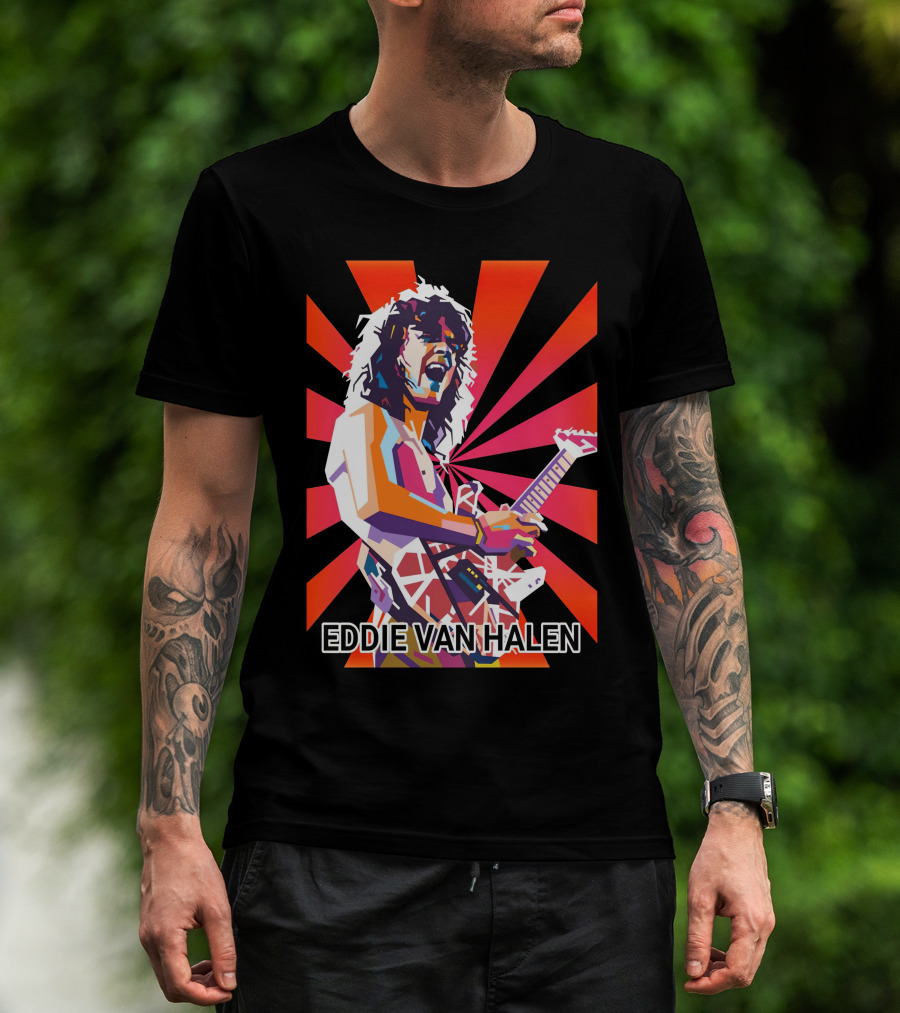 Eddie Van Halen Retro Pop T-Shirt