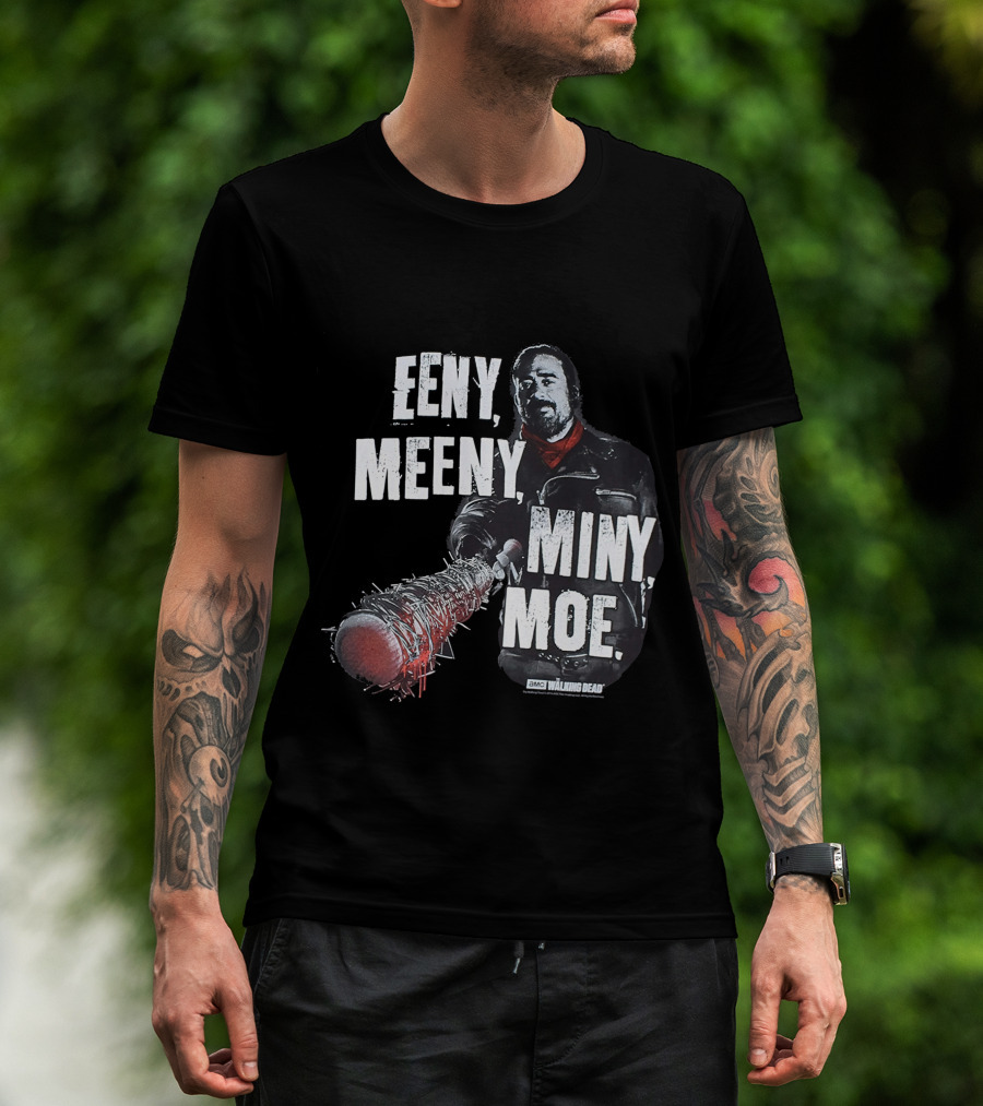 Eeny Meeny Miny Moe The Walking Dead Negan Lucille T-Shirt