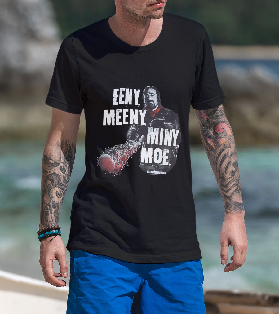 Eeny Meeny Miny Moe The Walking Dead Negan Lucille T-Shirt