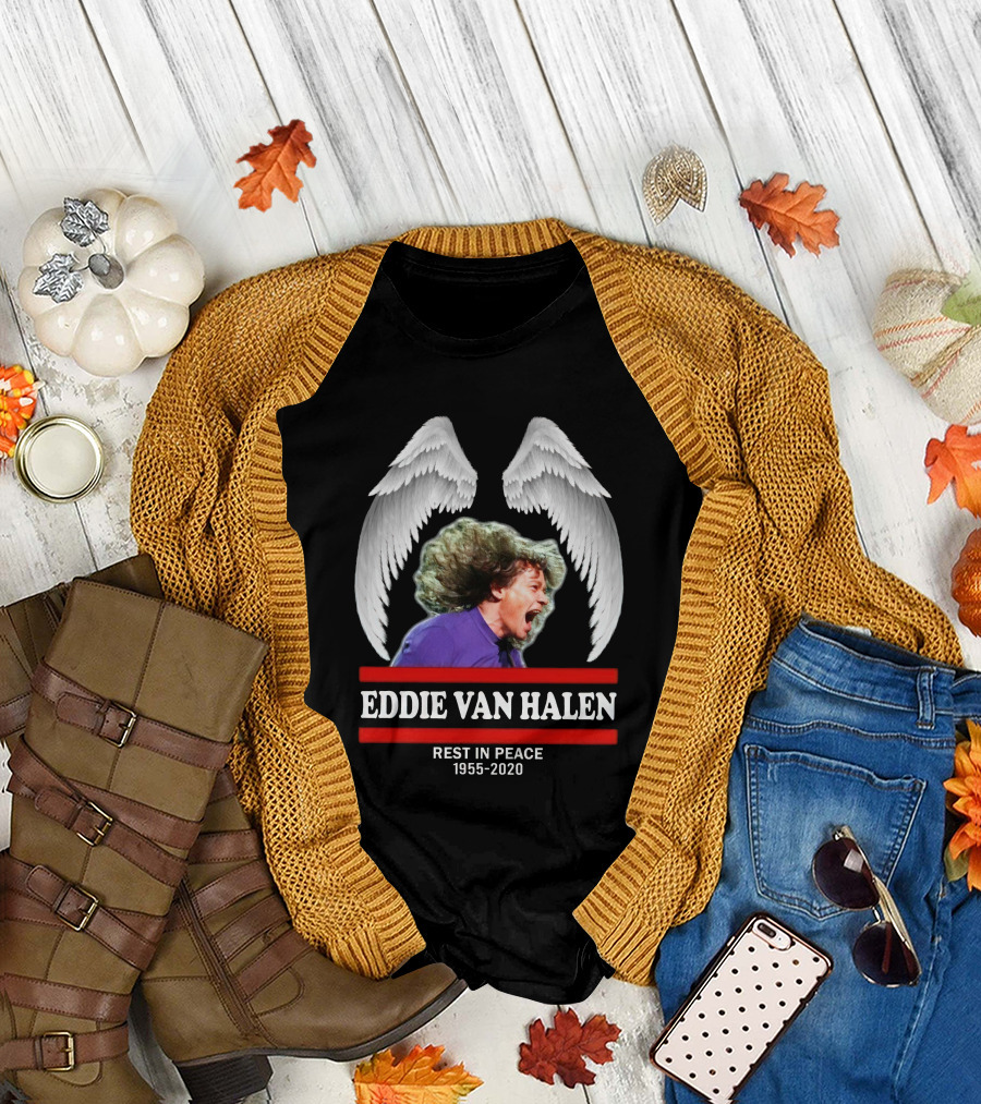 EDDIE VAN HALEN REST IN PEACE 1955-2020 T-Shirt